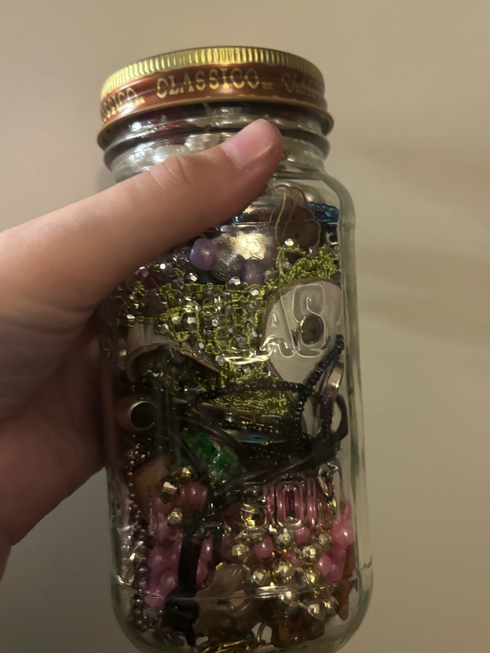 Mystery jewelry jar
